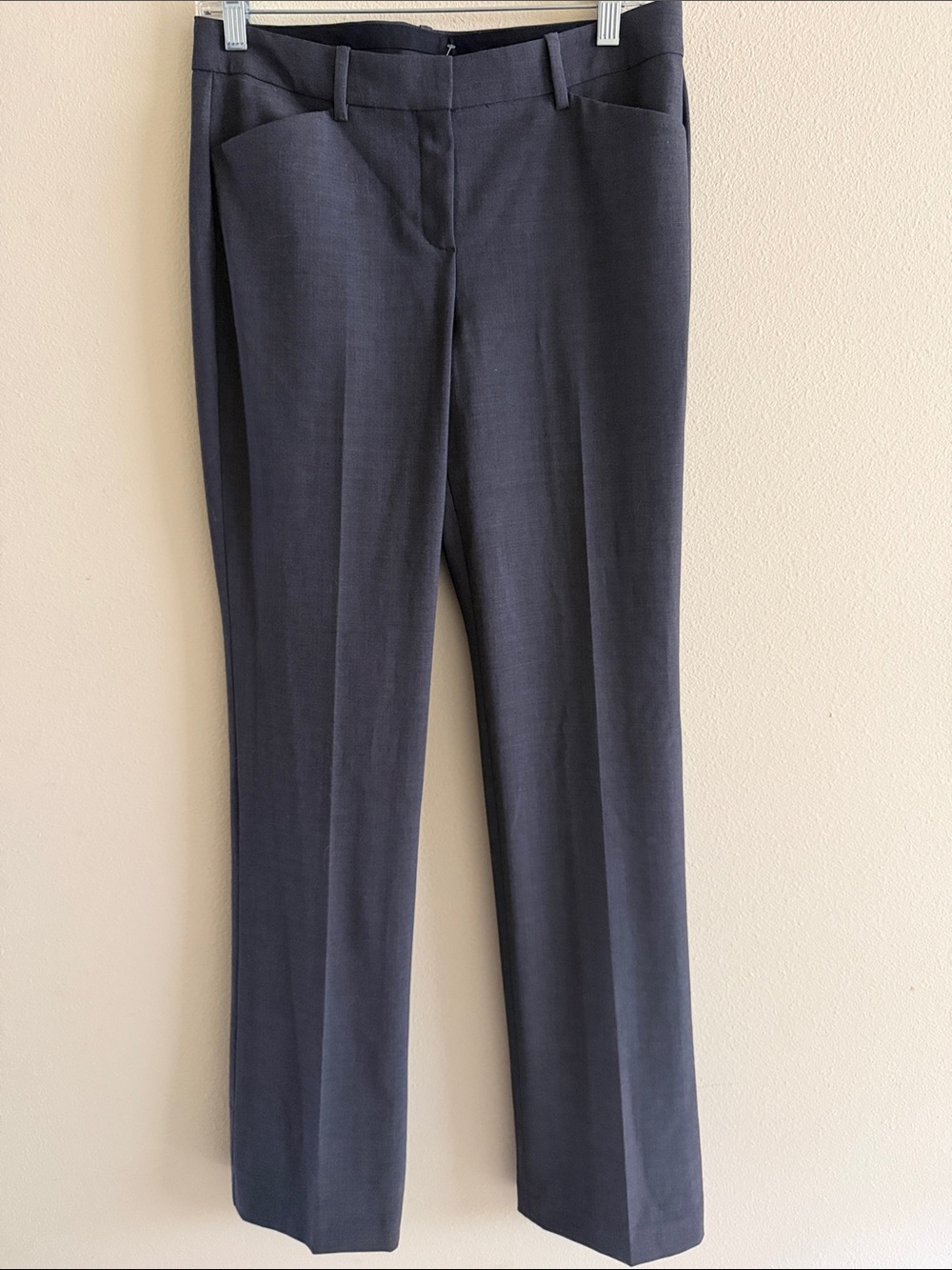 NWT $275 Theory Straight-Leg Wool Blend Dress Pants - Picture 4 of 12